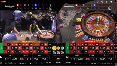 Roulette Double Wheel d'Authentic Gaming
