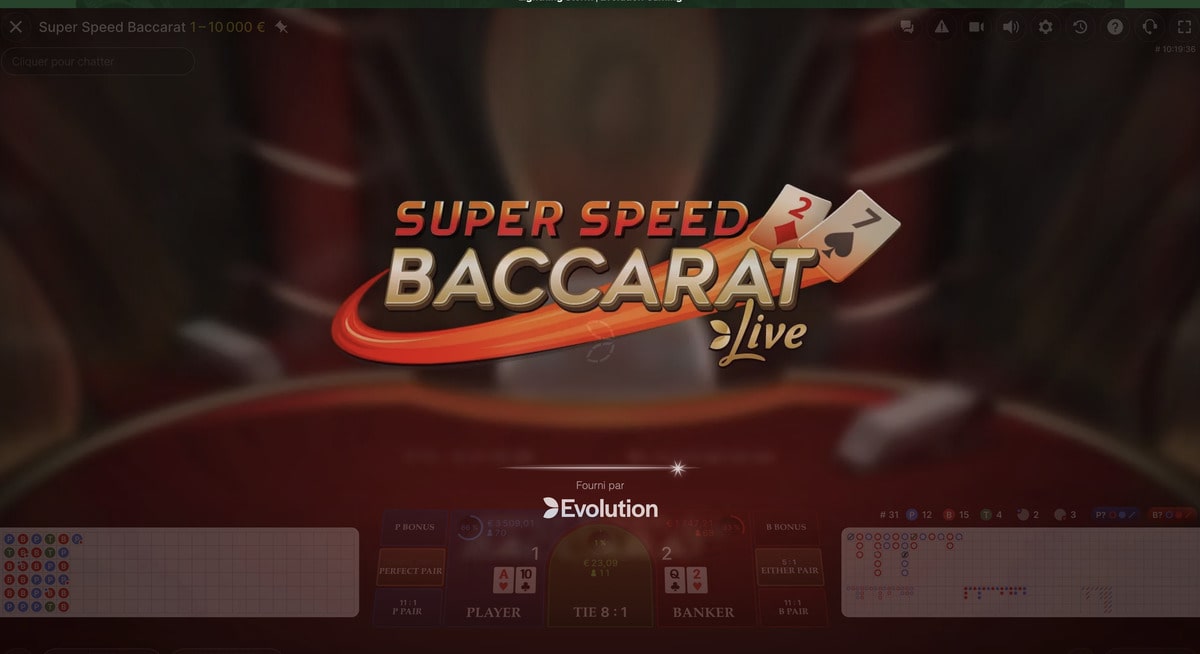 Home SuperSpeed Baccarat