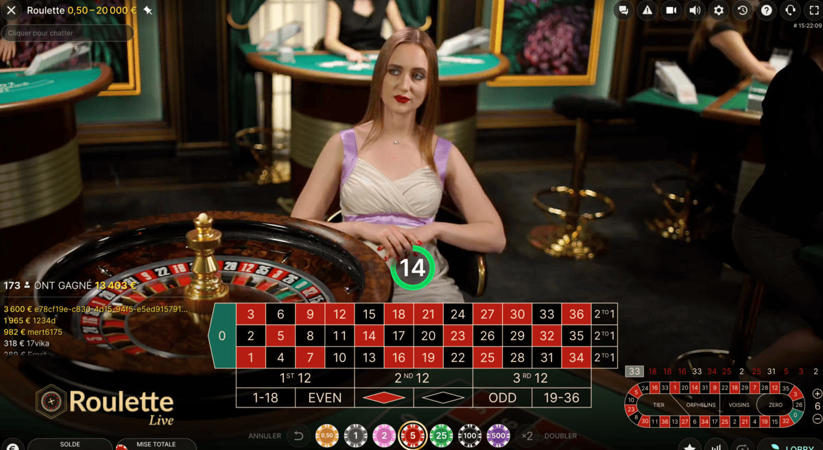 Croupier de Roulette Casino